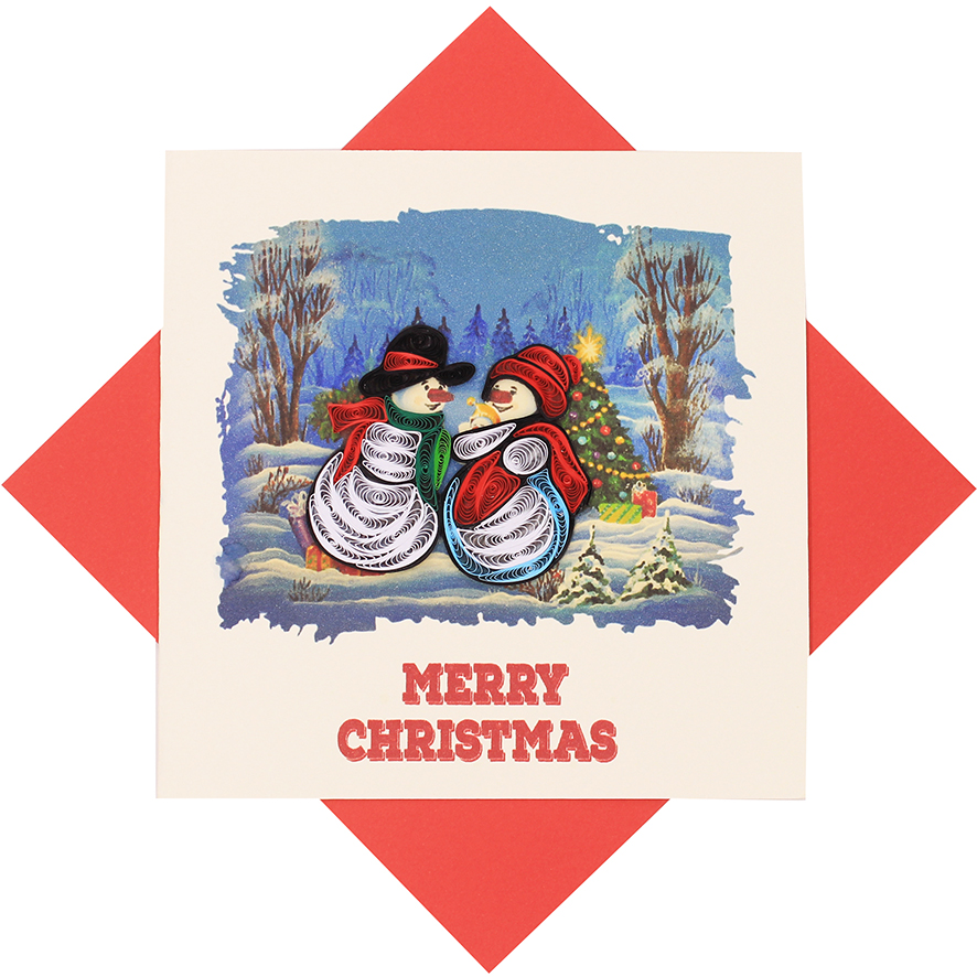 Quilling Christmas Card 07